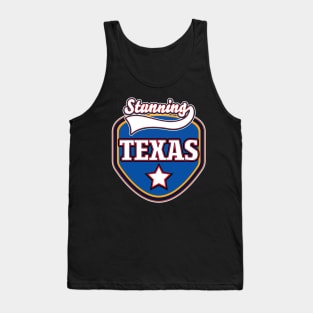 Stunning Texas travel logo Tank Top